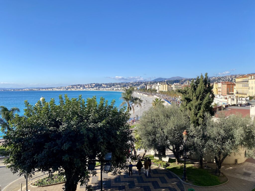 Coastline of Nice, France