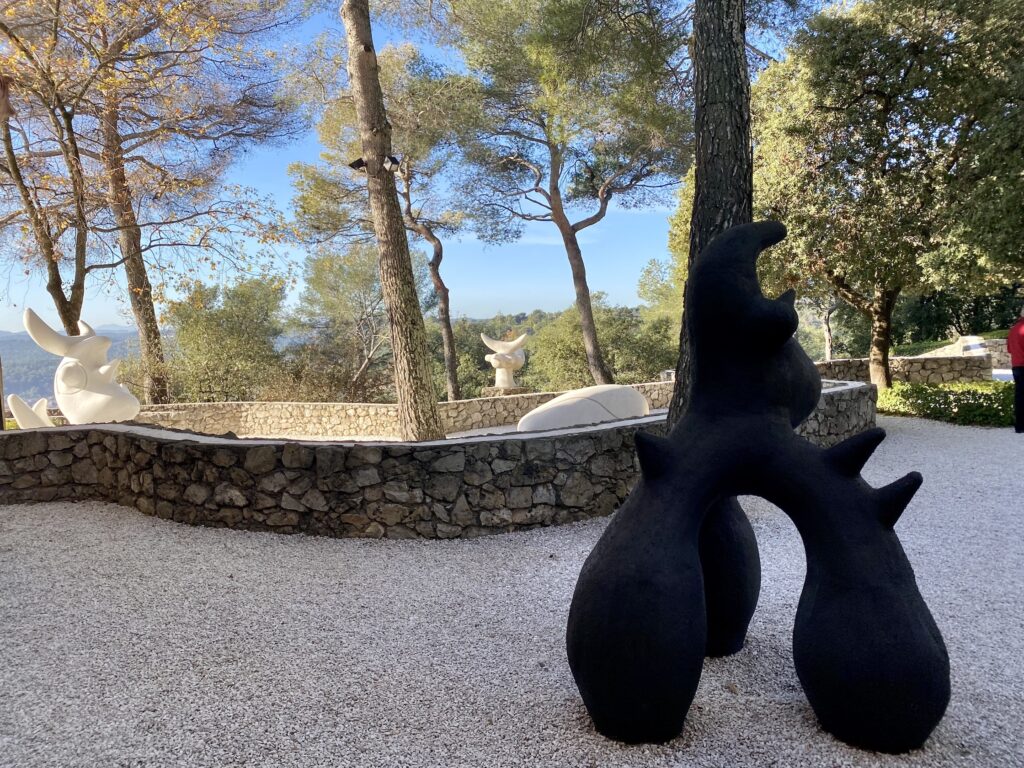 Miro sculptures at the Foundation Maeght 